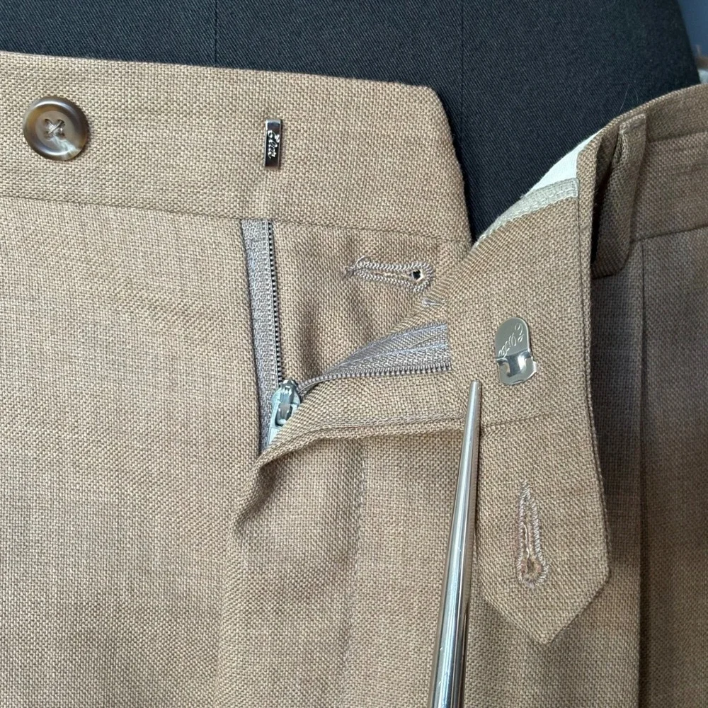 Vintage 1998 Ralph Ralph Lauren Dress Pants | 32x30 | Tan Pleated Cuffed Canada